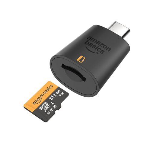 Amazon Basics microSD-Karte 512 GB | UHS-I U3 A2, bis zu 200 MB/s, für 4K/5K-Video