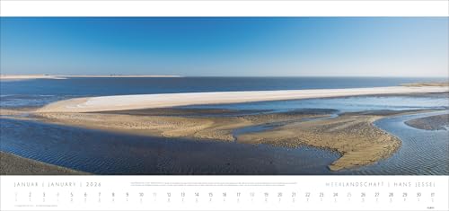 Meerlandschaft 'SYLT' Kalender 2026 - Hans Jessel: Großer XXL Panorama-Wandkalender