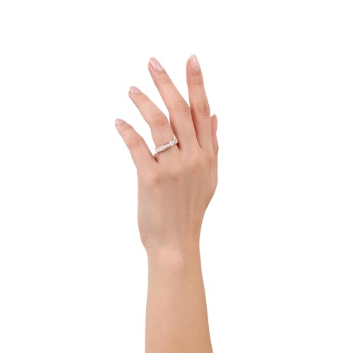 s.Oliver stainless steel ladies' ring with crystal in rose colors including gift box
