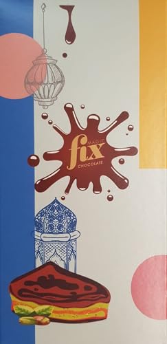 Luxus Dubai Style Schokolade mit Pistaziencreme und knusprigen Teigfäden (200g Tafel)
