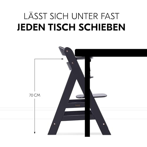 2-in-1 Bouncer Hauck Hochstuhl (Dunkelgrau): Höchster Komfort, Verstellbar inkl. Sitzauflage