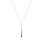 s.Oliver Y-Collier 925 Sterling Silber Damen Halskette mit Zirkonia inkl. Geschenk Box