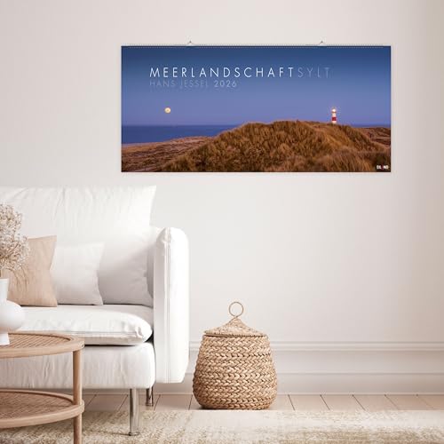 Meerlandschaft 'SYLT' Kalender 2026 - Hans Jessel: Großer XXL Panorama-Wandkalender