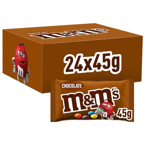 M&M's Chocolate Großpackung (24x 36g = 816g): Schokolinsen