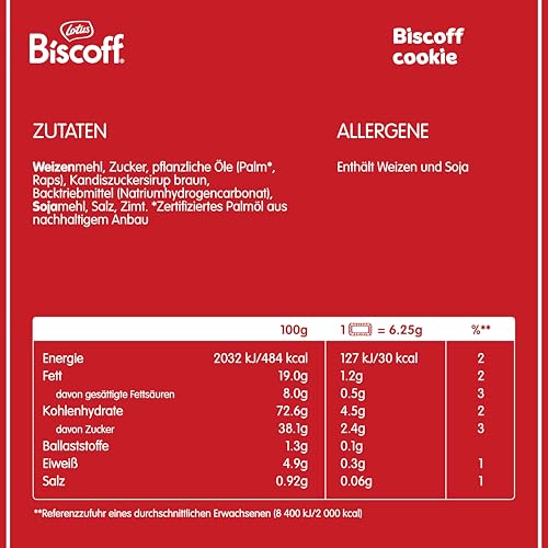 Lotus Biscoff: Original Karamellisierter Keks (300x Kekse) | Vegan - 1.875 kg