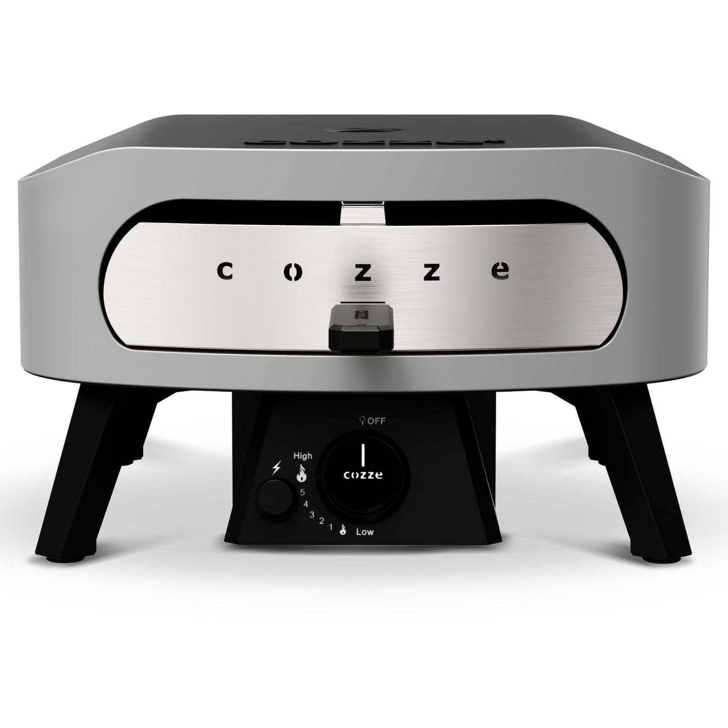 COZZE Mini Gas-Pizzaofen (50mbar) mit Regulator für kleine Pizzen