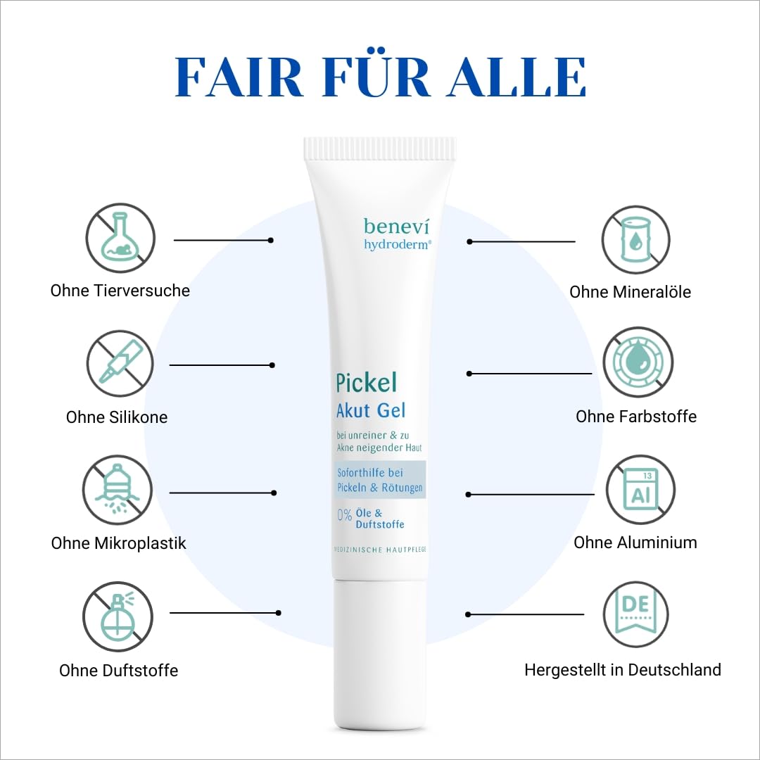 Pimple Acute Gel (15ml): Acne facial care against impurities with clarifying salicylic acid
