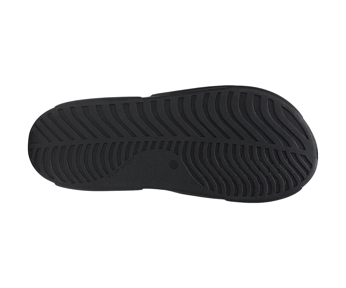 PUMA Black/White Unisex Royalcat Comfort Slide Badesandalen mit EVA-Laufsohle