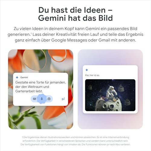Google Pixel 9 Pro XL (128GB) mit Gemini ohne SIM-Lock, Dreifach-Rückkamerasystem, KI-Technologie