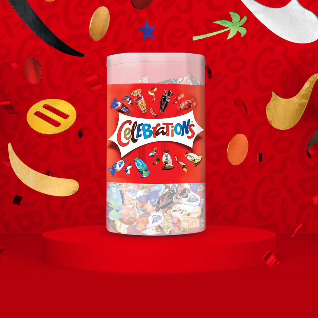 Celebrations Pralinenmischung | 7 Marken in einer Box: Mars, Snickers, Twix & mehr