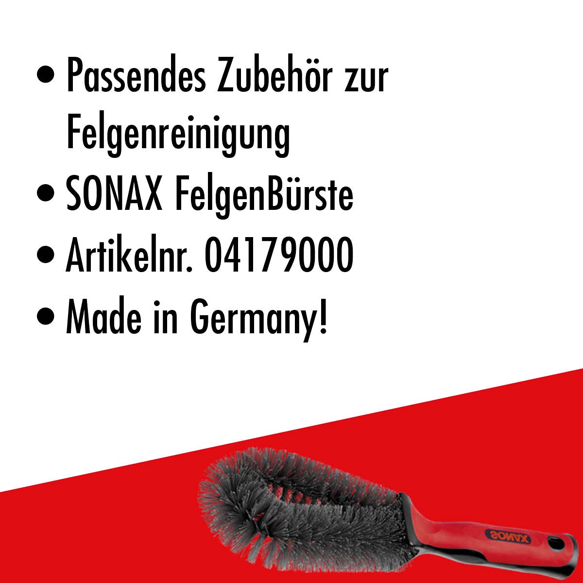 SONAX Felgenreiniger (1L) für alle polierten, verchromten und matten Stahl- & Leichtmetallfelgen