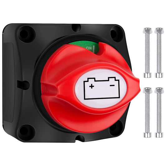 Bolatus Batterie-Trennschalter 12V-24V-48V | 1-2-Both-OFF, 275A Akku Trenn-Master