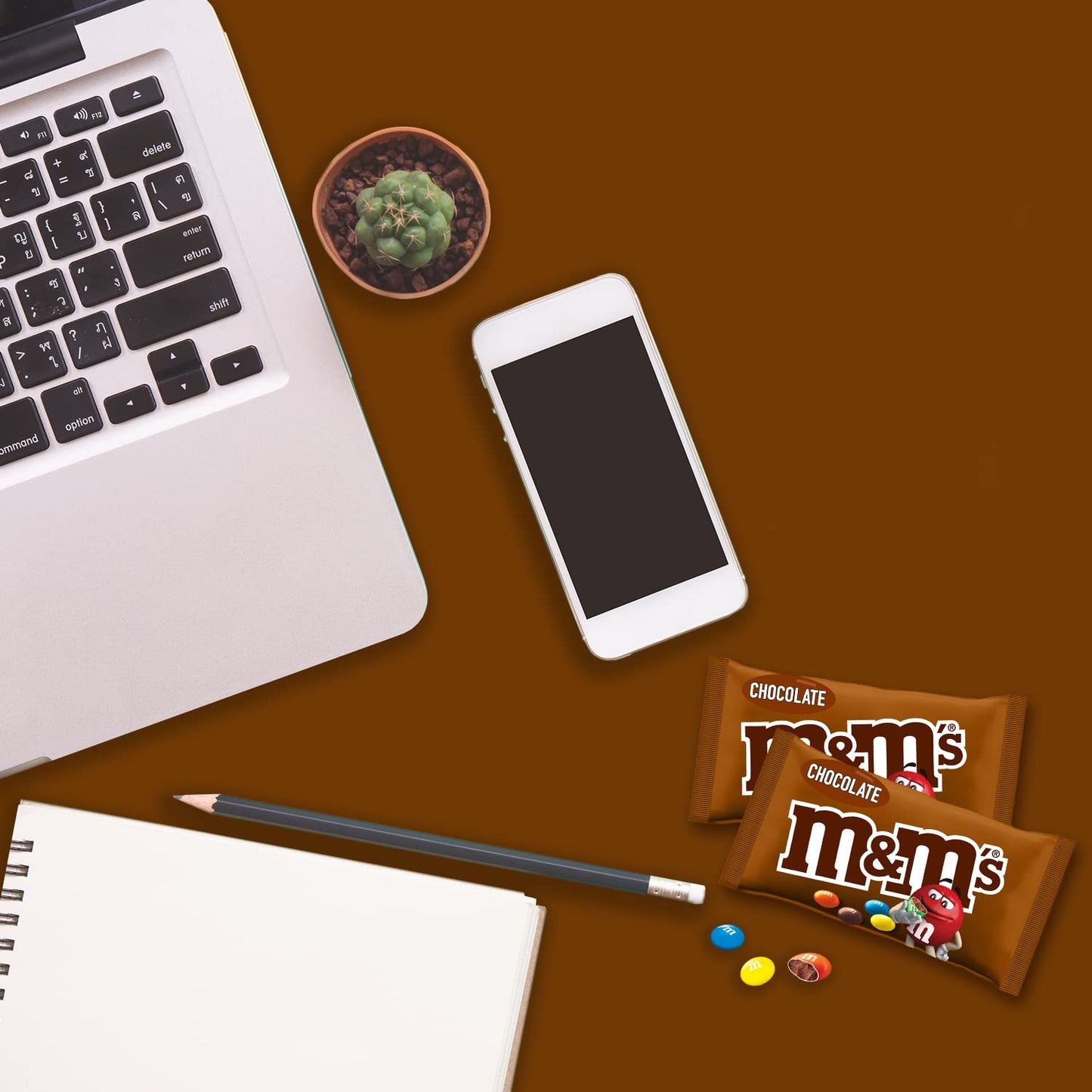 M&M's Chocolate Großpackung (24x 36g = 816g): Schokolinsen