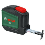 Bosch Maßband (3m) mit Autolock-Funktion | Ergonomisch mit Gürtelclip