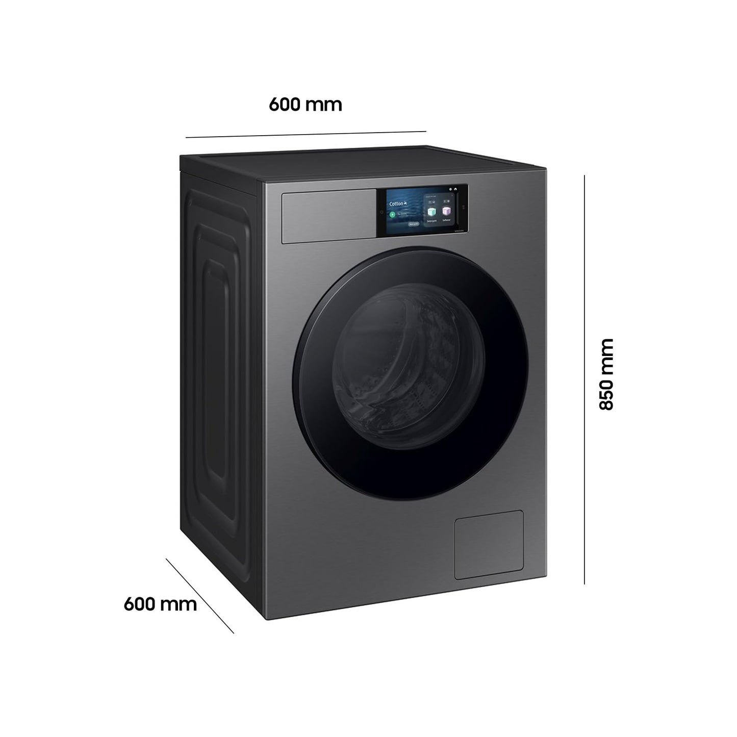 Samsung (WF90F09C4SU2) 'Bespoke AI' Waschmaschine (9kg): SmartThings Energy Mode, Ecobubble, SuperSpeed