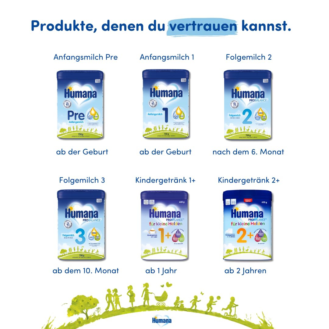Humana PROBALANCE Folgemilch 2 nach dem 6. Monat (750g)