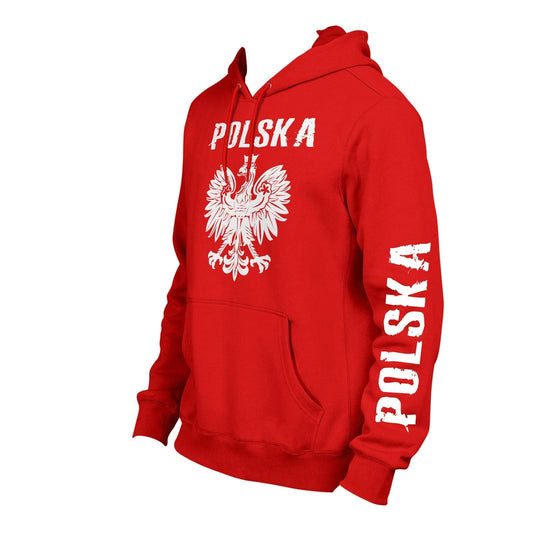 POLSKA Hoodie: Polen Adler hochwertige Verarbeitung für Damen, Herren