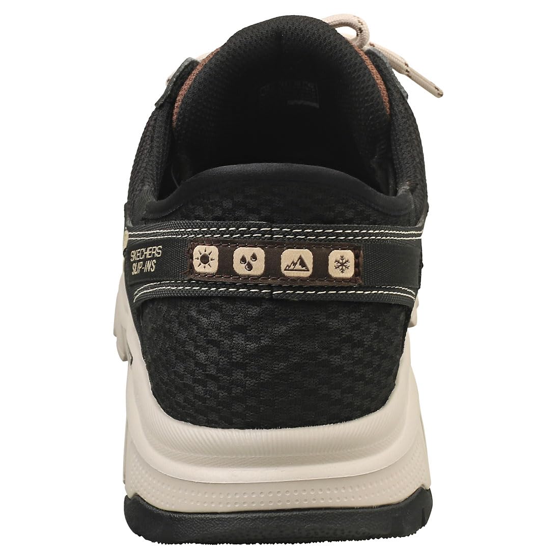 Skechers Slip-Ins Summits Herren Sneaker: Braunes Synthetisches Netzgewebe