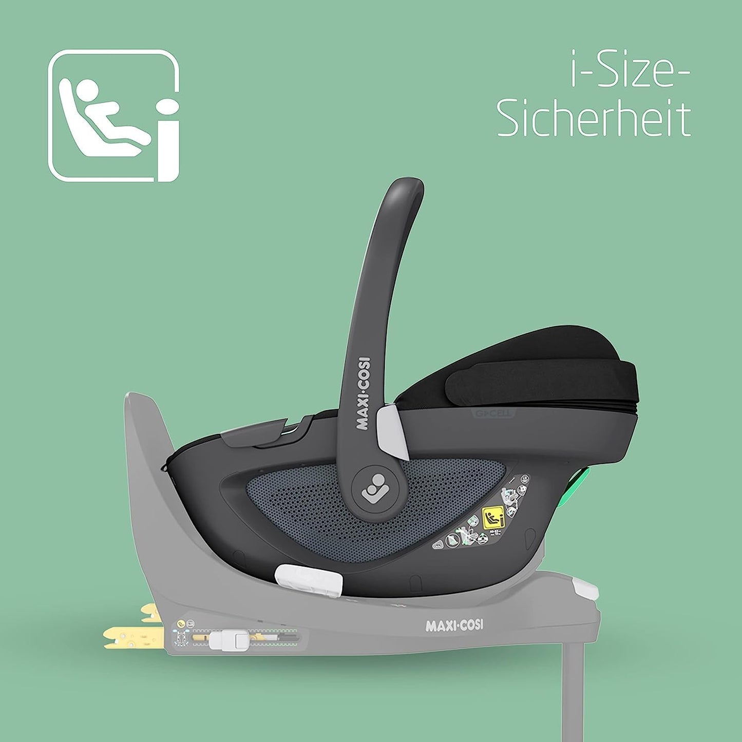 Maxi-Cosi Pebble 360 i-Size Babyschale | Neugeborenen Autositz (360 Grad, 0-15 Monate)