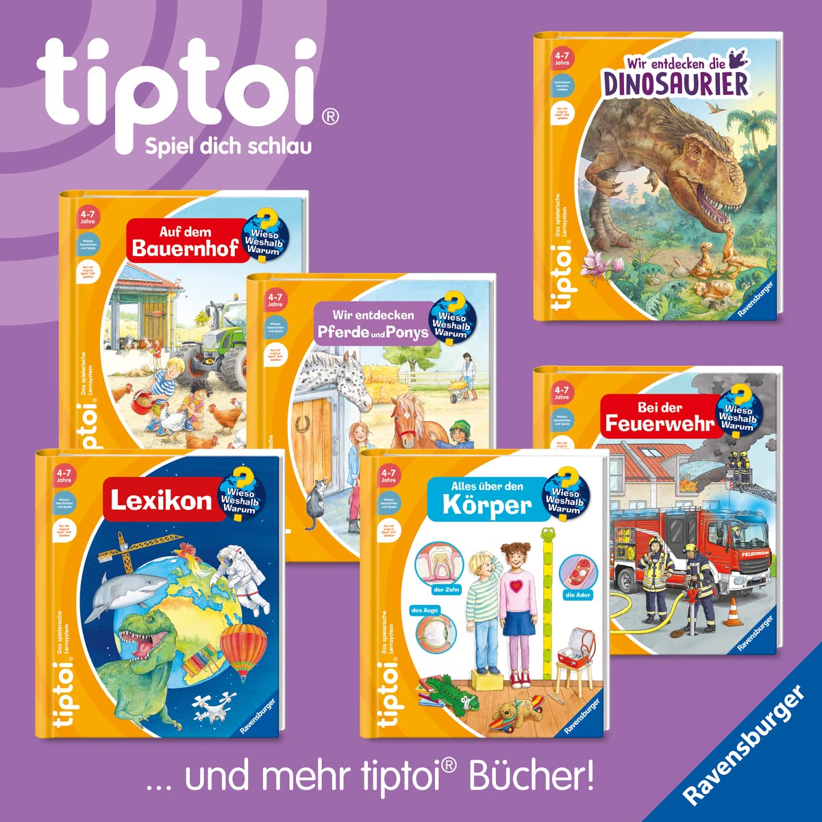 Ravensburger - tiptoi® Wieso? Weshalb? Warum? Alles über den Körper: Buch für Kinder ab 4 Jahre