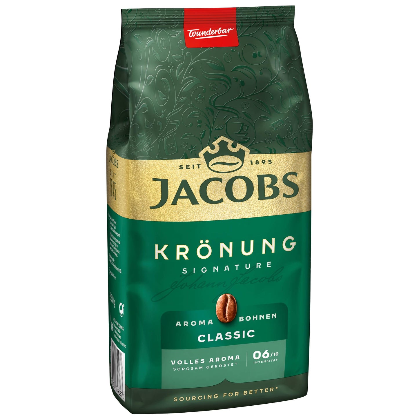 JACOBS Krönung Signature CLASSIC Aroma-Bohnen (12er Pack: 12x500g) Bohnenkaffee
