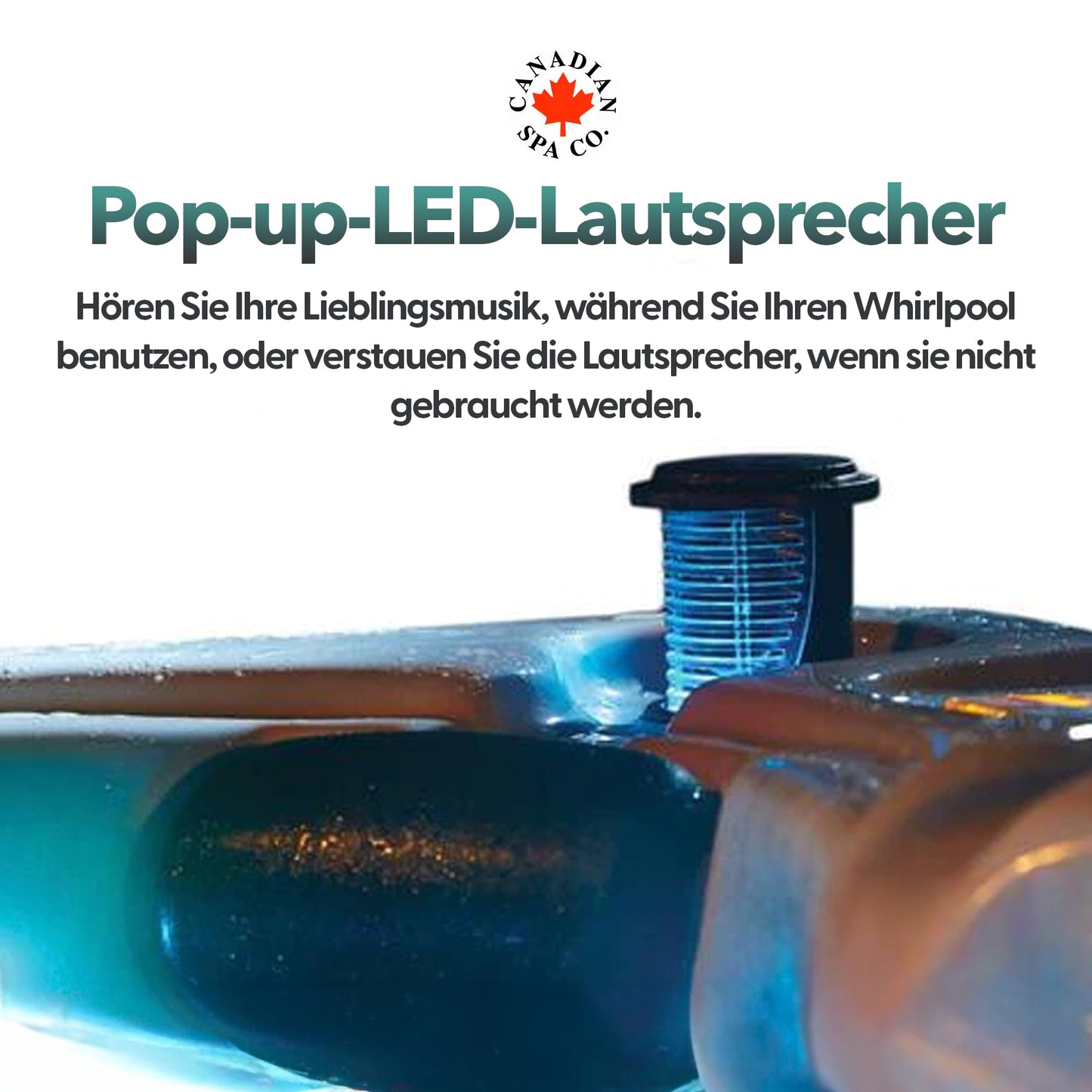 CANADIAN SPA CO. 'Winnipeg' UV Hot Tub Whirlpool für 6 Personen: 35-Massagedüsen, LED, Aromatherapie, Bluetooth