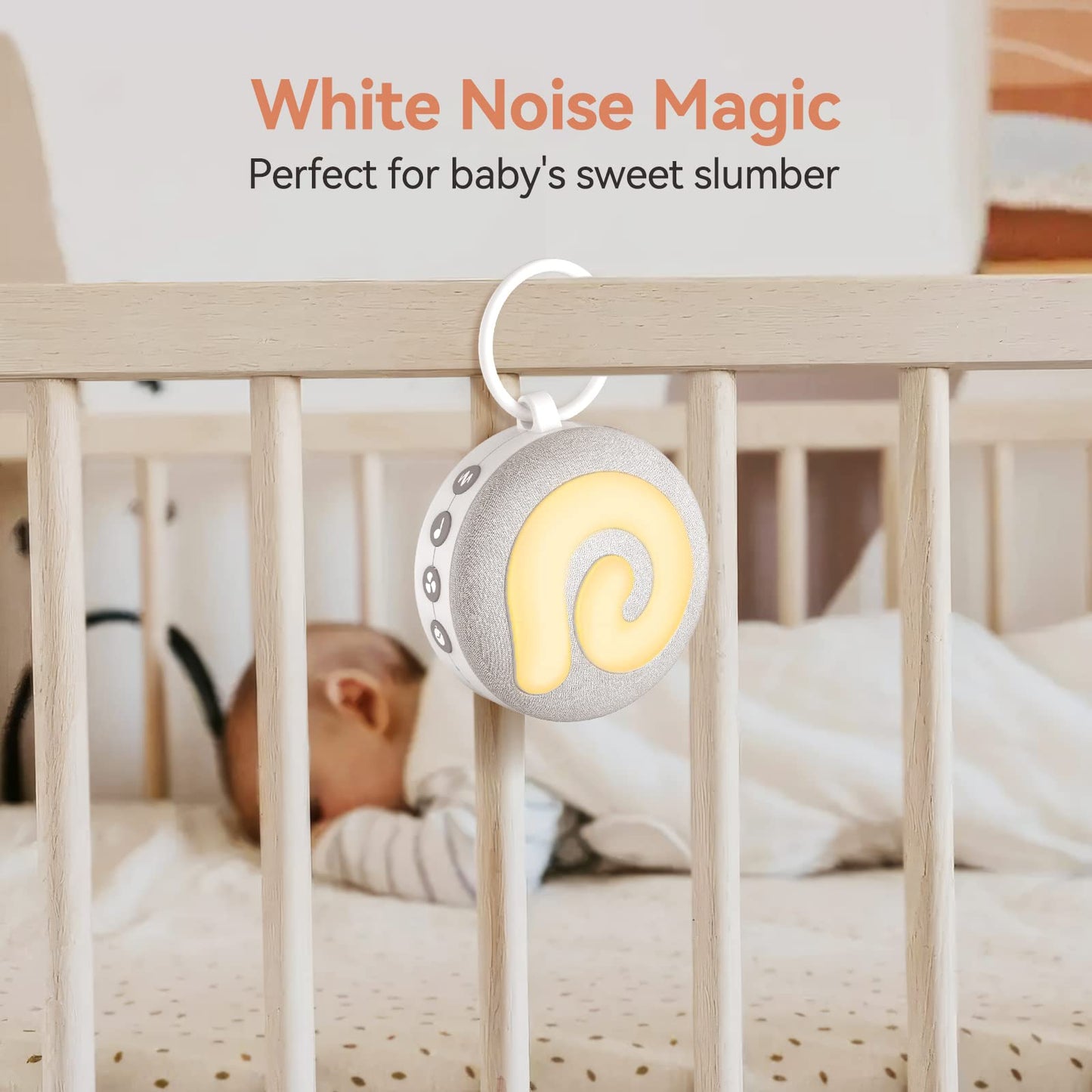 Dreamegg D11 Baby Sleep Aid: 21-Sound Machine, USB Rechargeable