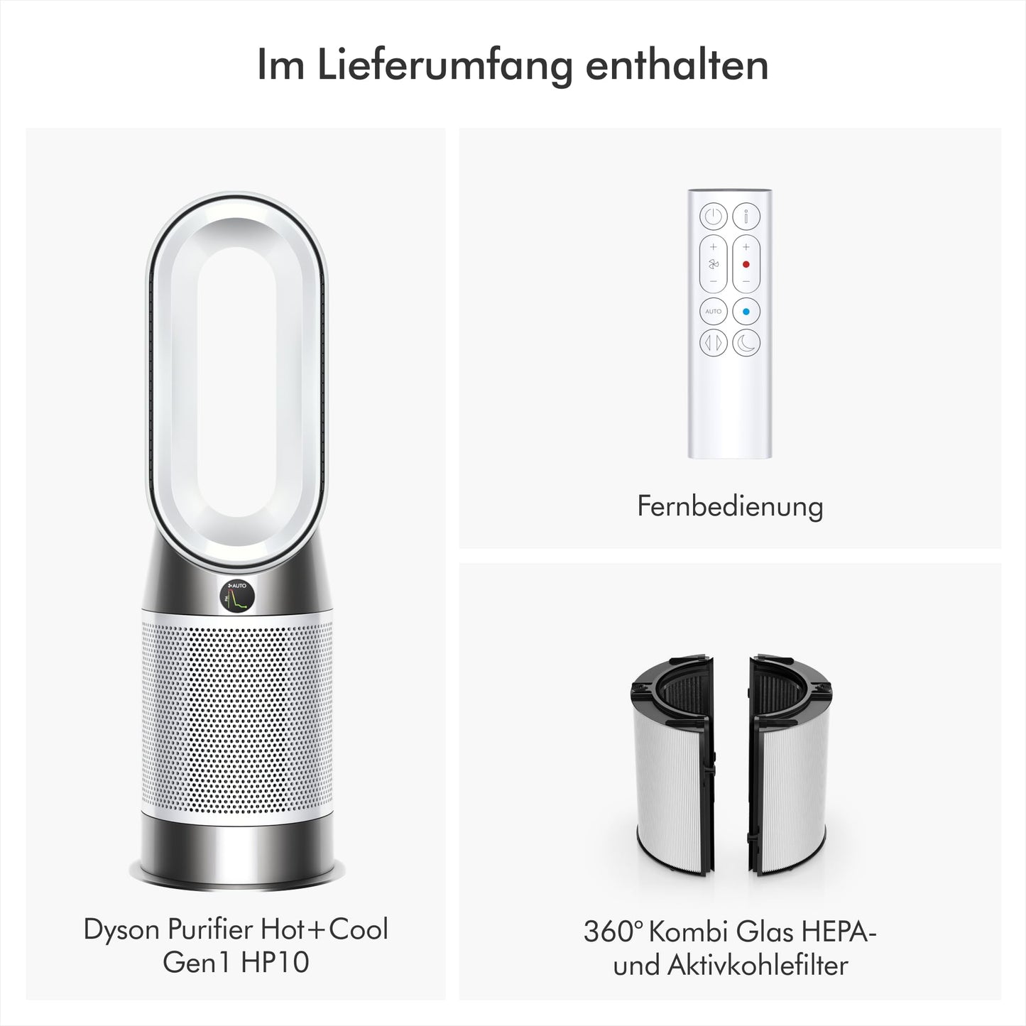Dyson Purifier Hot+Cool 'Gen1 HP10' air purifier with heating and cooling function