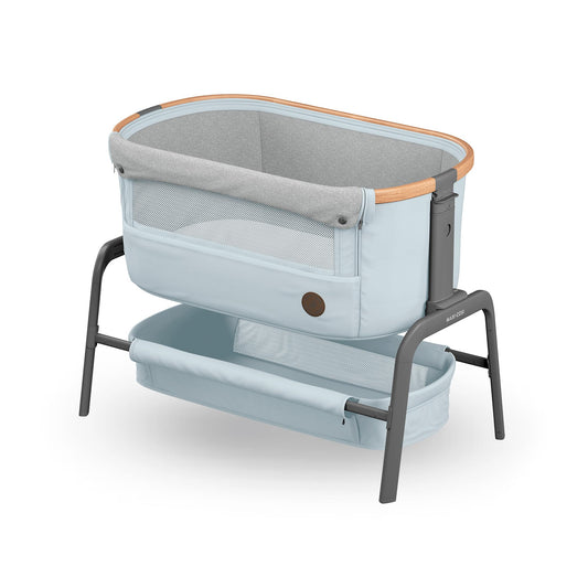 Maxi-Cosi Iora Beistellbett Baby: Faltbares Co-Sleeper, 0-6 Monate, max. 9kg, 4 Neigungs- und 5 Höhenstufen