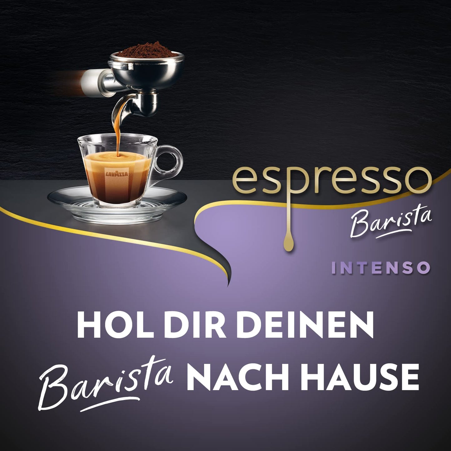 LAVAZZA Espresso Barista Intenso (1kg): Arabica & Robusta Kaffeebohnen mit Kakao- und Holzaromen | Intensität 9/10