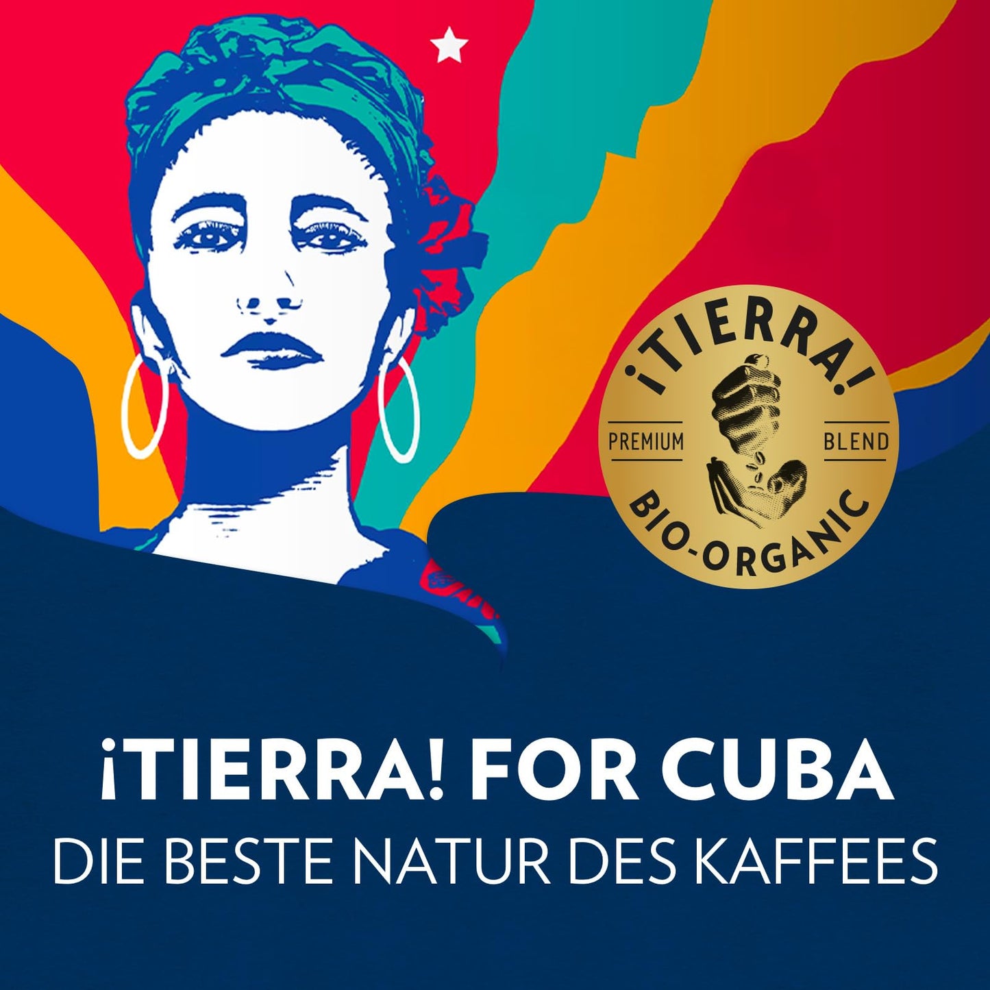 LAVAZZA 'Tierra for Cuba' Bio-Kaffeebohnen (1kg) mit Aromen von Schokolade & Trockenfrüchten | Intensität: 7/10
