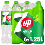 7up ZERO (6x1.25l): Zuckerfreie Limonade mit Zitronen- und Limettengeschmack