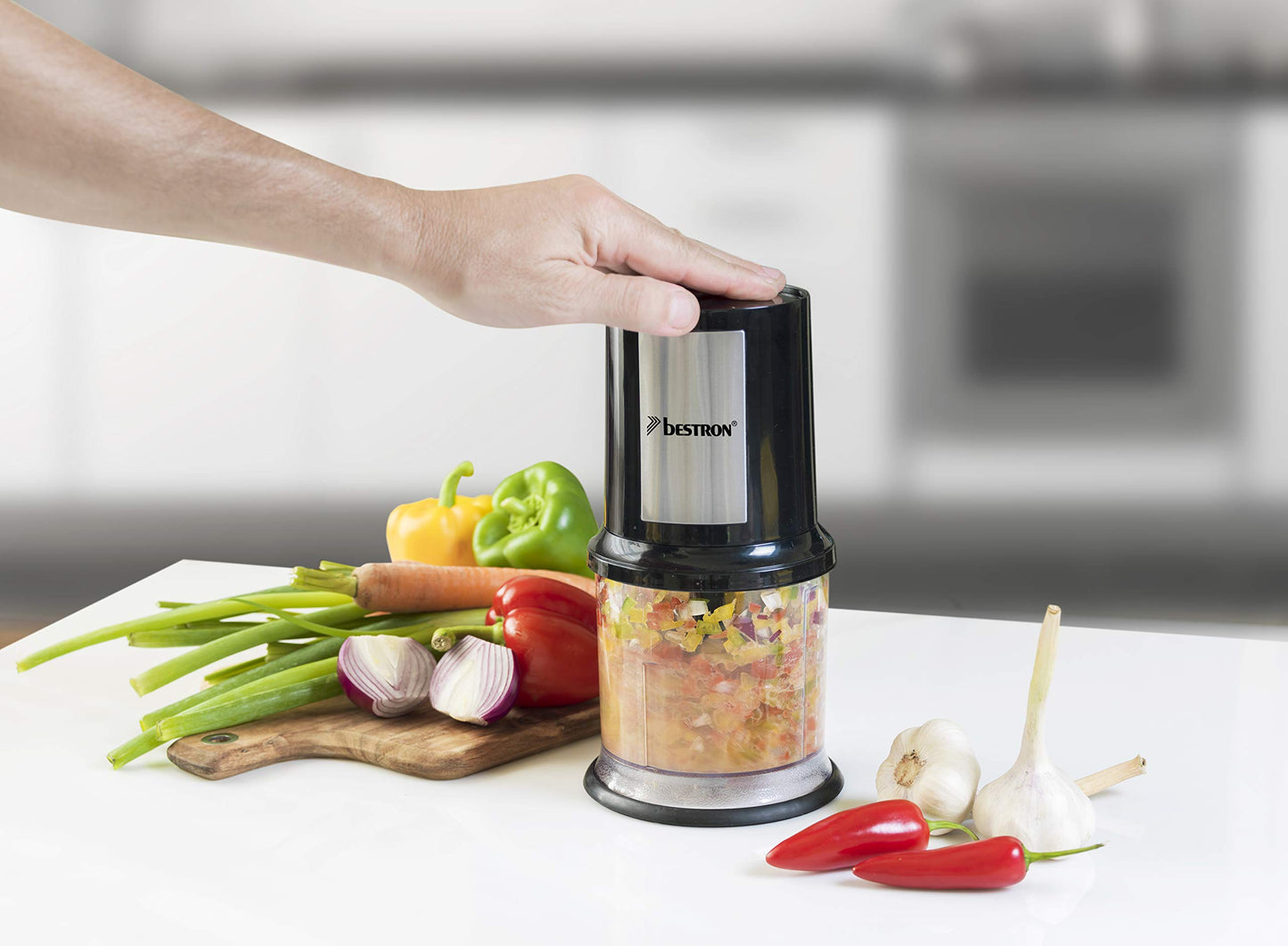 Bestron (AKC200) Universal Multi-Chopper with two cutting blades & 500ml | 400W