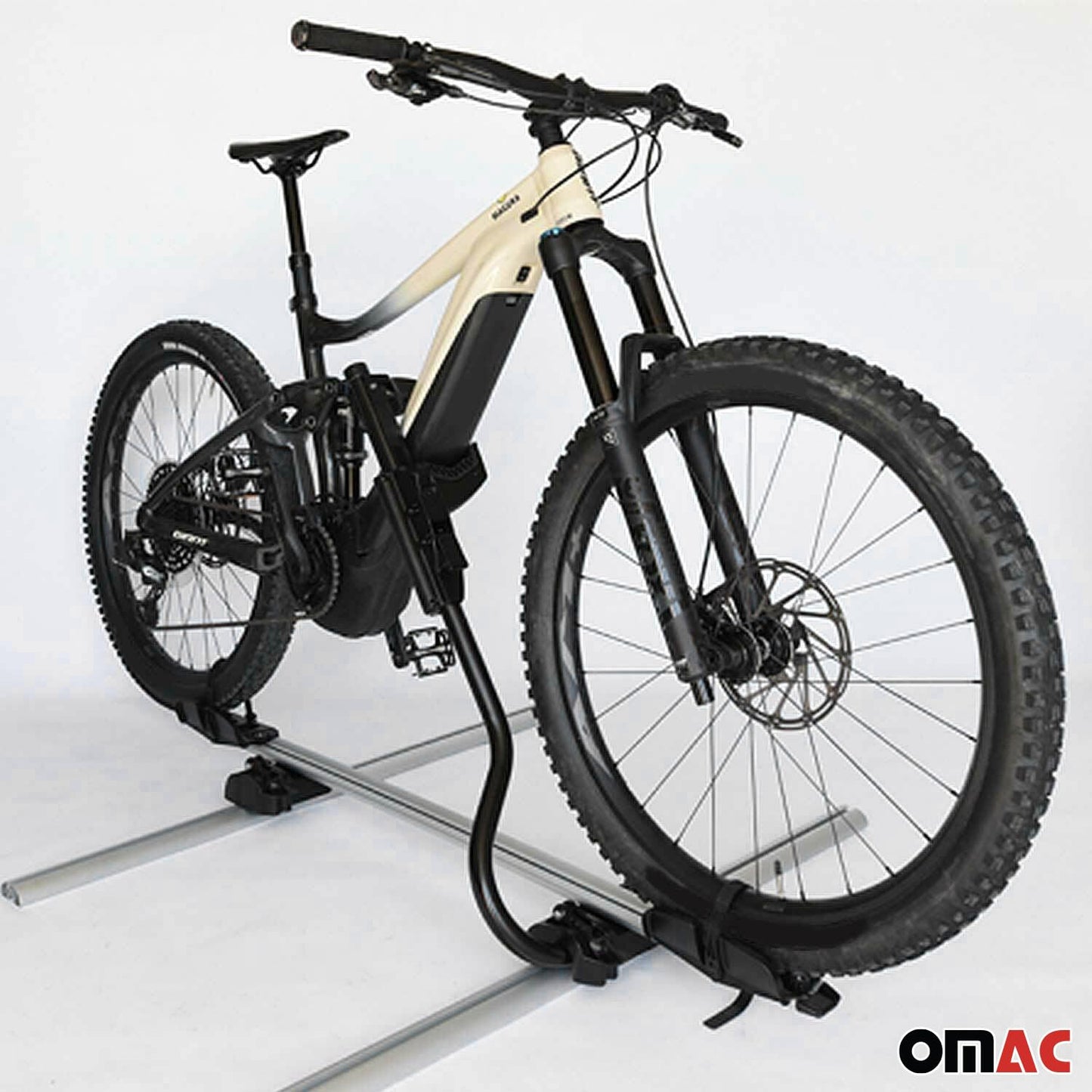 OMAC Farad P-Style Dachfahrradträger für Fahrräder bis 25kg | TÜV, Stahl