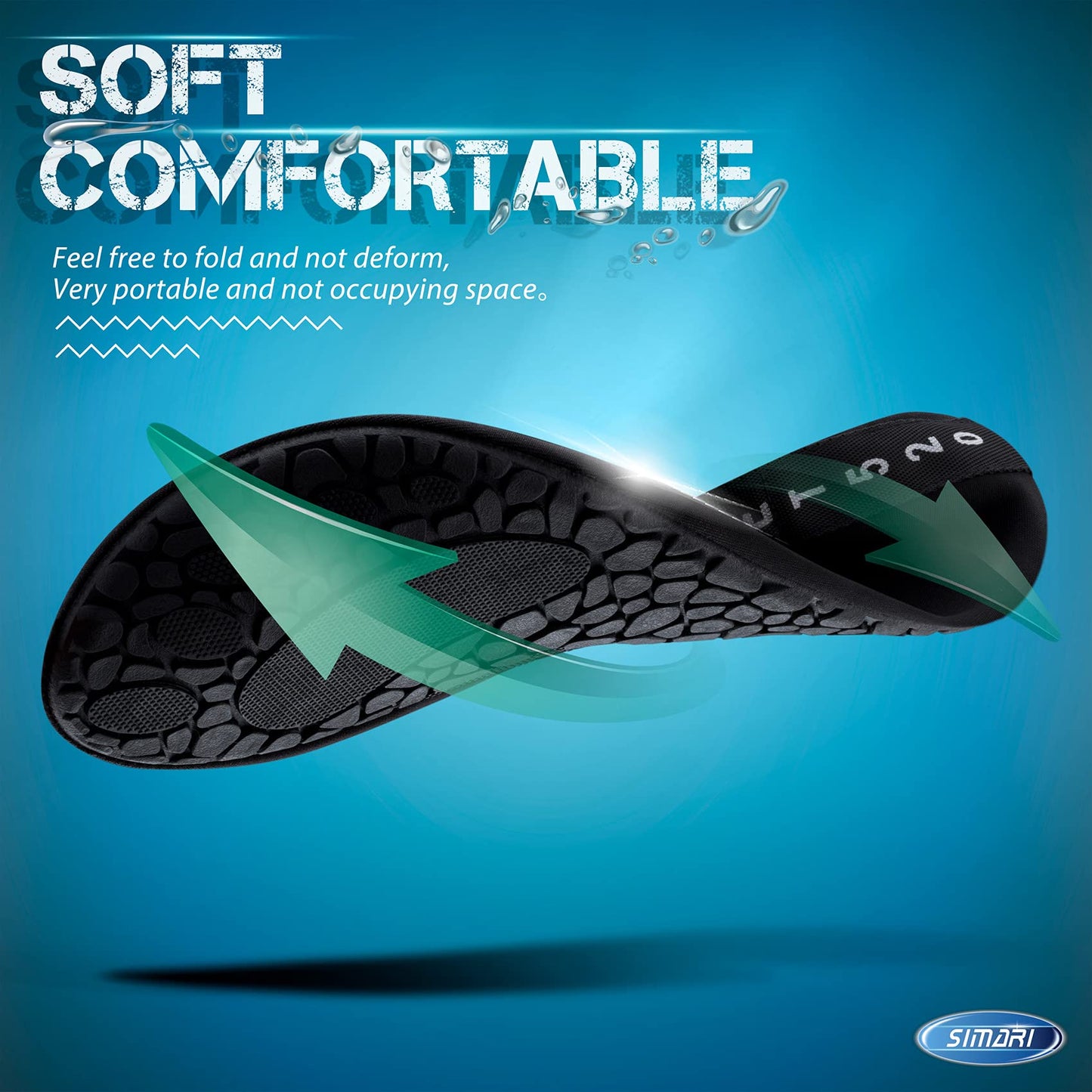 SIMARI Unisex Wasserschuhe für Outdoor, Strand, Schwimmen: Schnelltrocknend