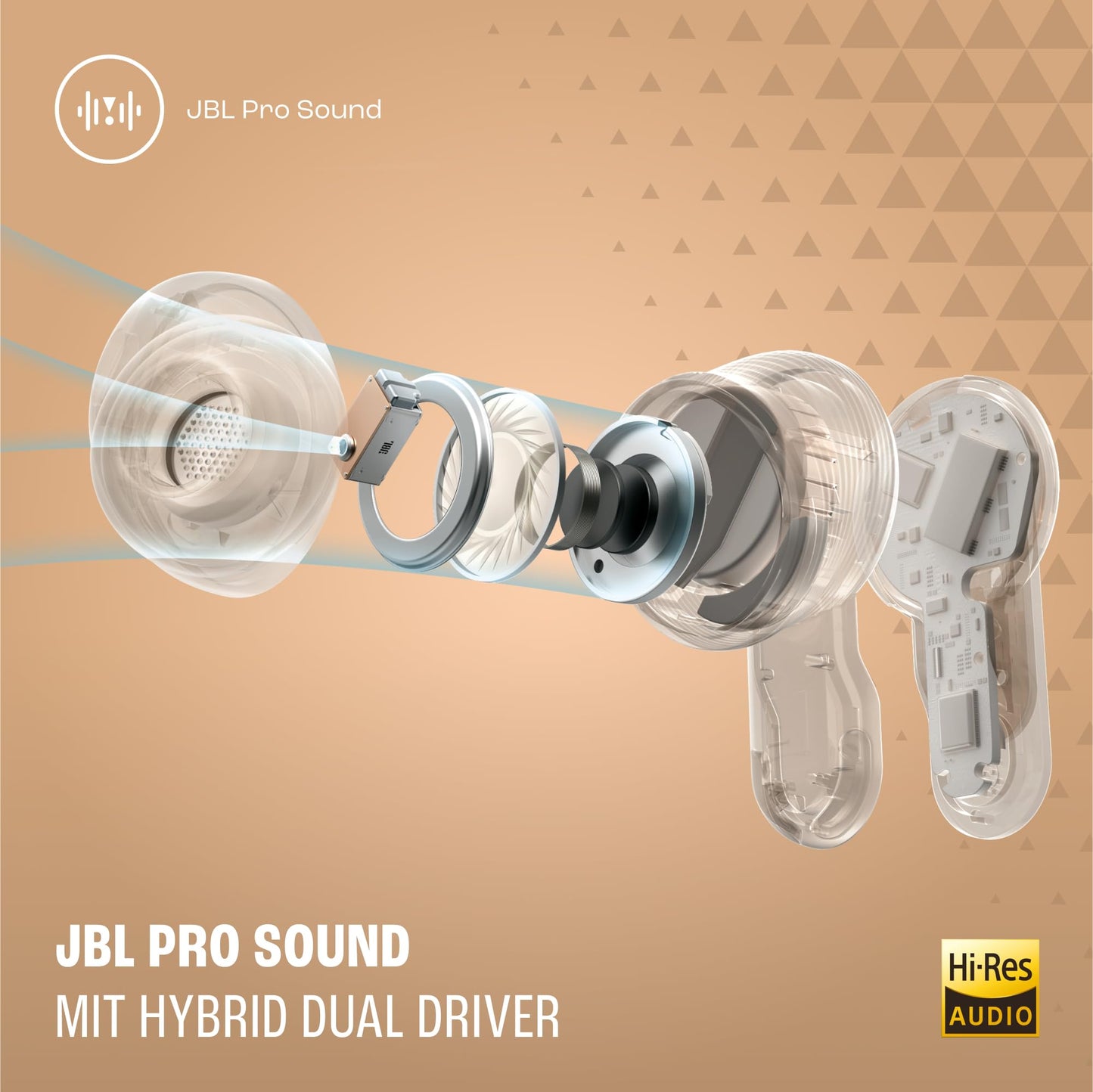 JBL Tour Pro 3, True Wireless Bluetooth-Kopfhörer mit intelligenter Ladebox