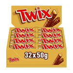 TWIX Karamell & Keks Schokoriegel (32x 50g): Großpackung (1600g)