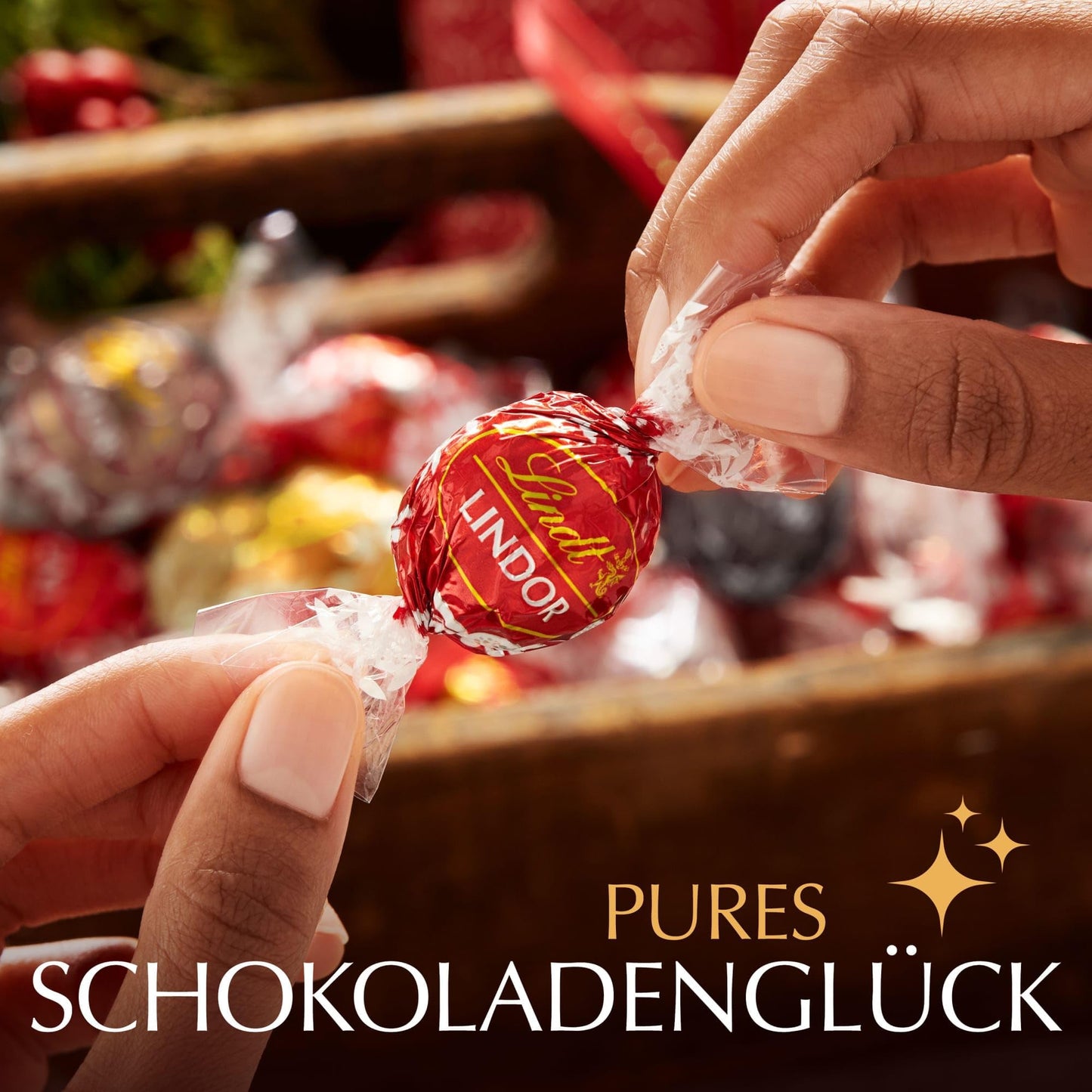 Lindt LINDOR Schokoladen Kugeln (ca. 80 Schokoladen Kugeln): Großpackung (1kg)