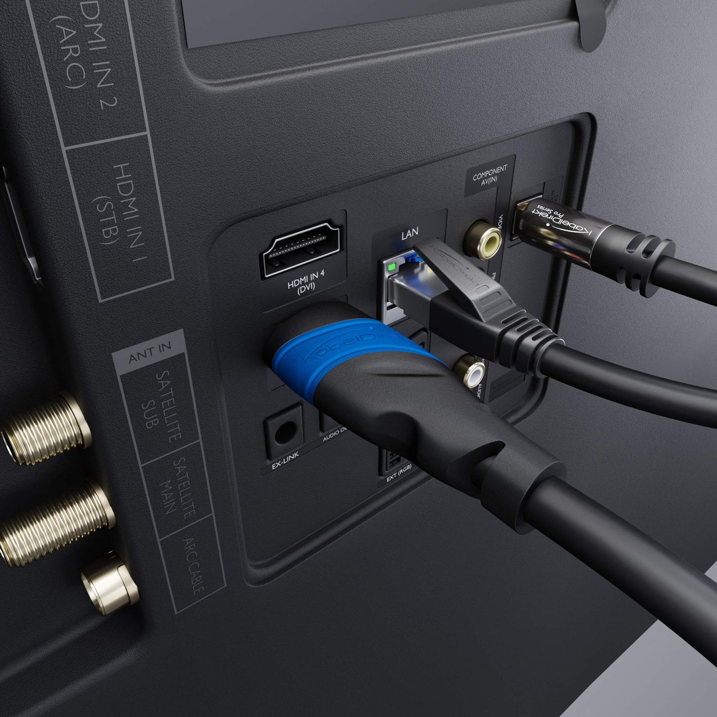 KabelDirekt 4K & 8K High Speed HDMI-Kabel mit Ethernet (1m): Entwickelt in Deutschland