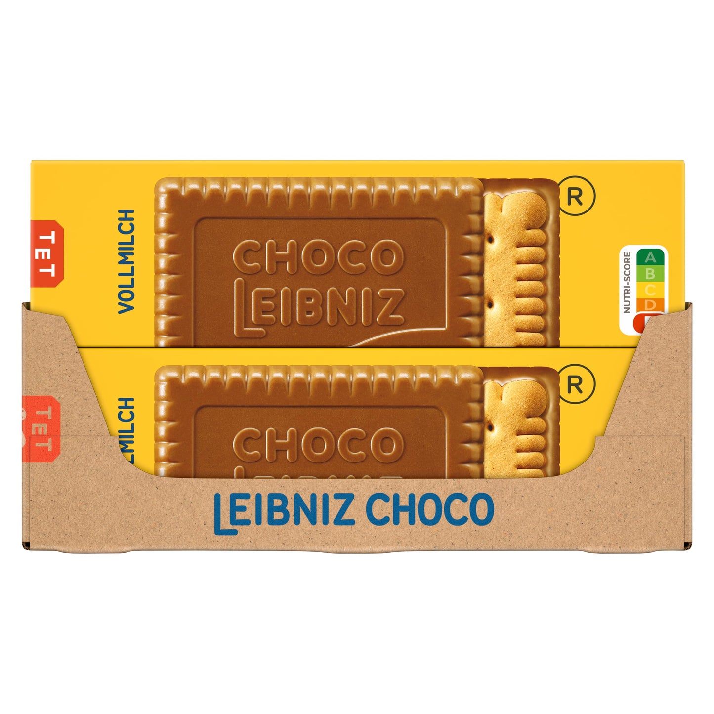 LEIBNIZ Choco Vollmilch (12er-Pack): Knusprige Butterkekse eingebettet in zarte Milchschokolade