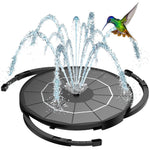 AISITIN Solar Fontäne Teichpumpe (3,5W) mit verschiedene Sprüh-Effekten für Garten, Teich, DIY Wasserspiel