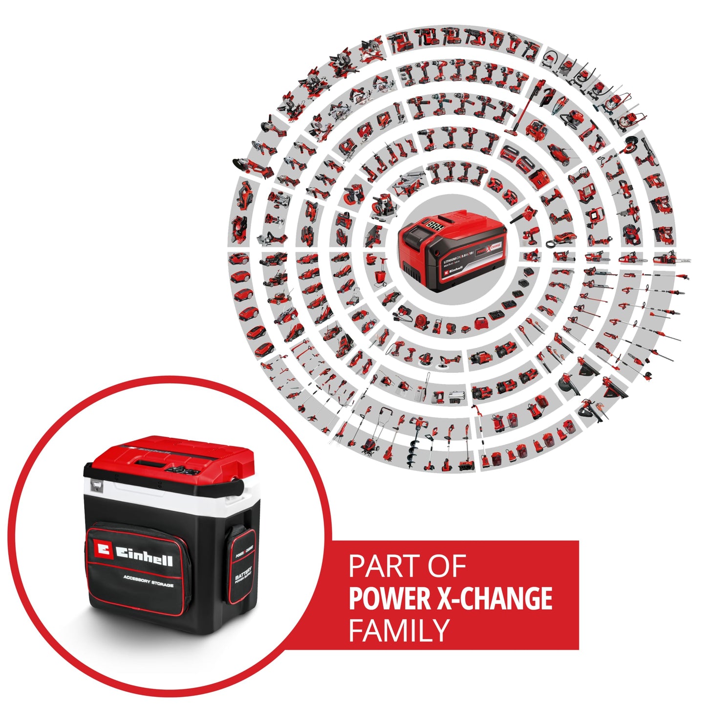 Einhell Akku-Kühlbox TE-COL 18/27 Li-Solo Power X-Change inkl. Taschen