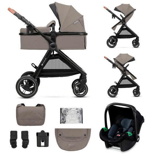 Kinderkraft ESME 3-in-1 Multifunktionskinderwagen:  Babywanne, Sportwagen, Maxi-Cosi