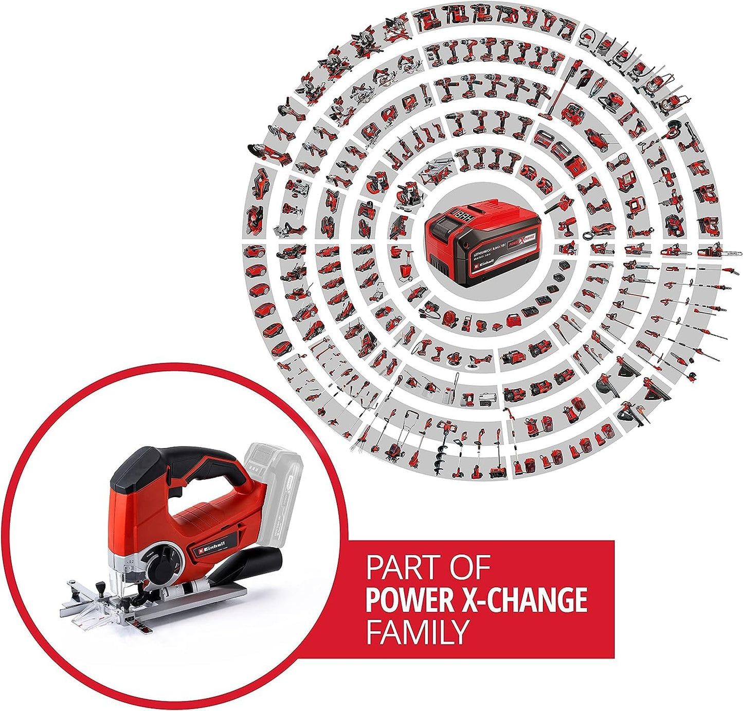 Einhell Akku-Stichsäge (TE-JS 18/80) Li-Solo Power X-Change ohne Akku