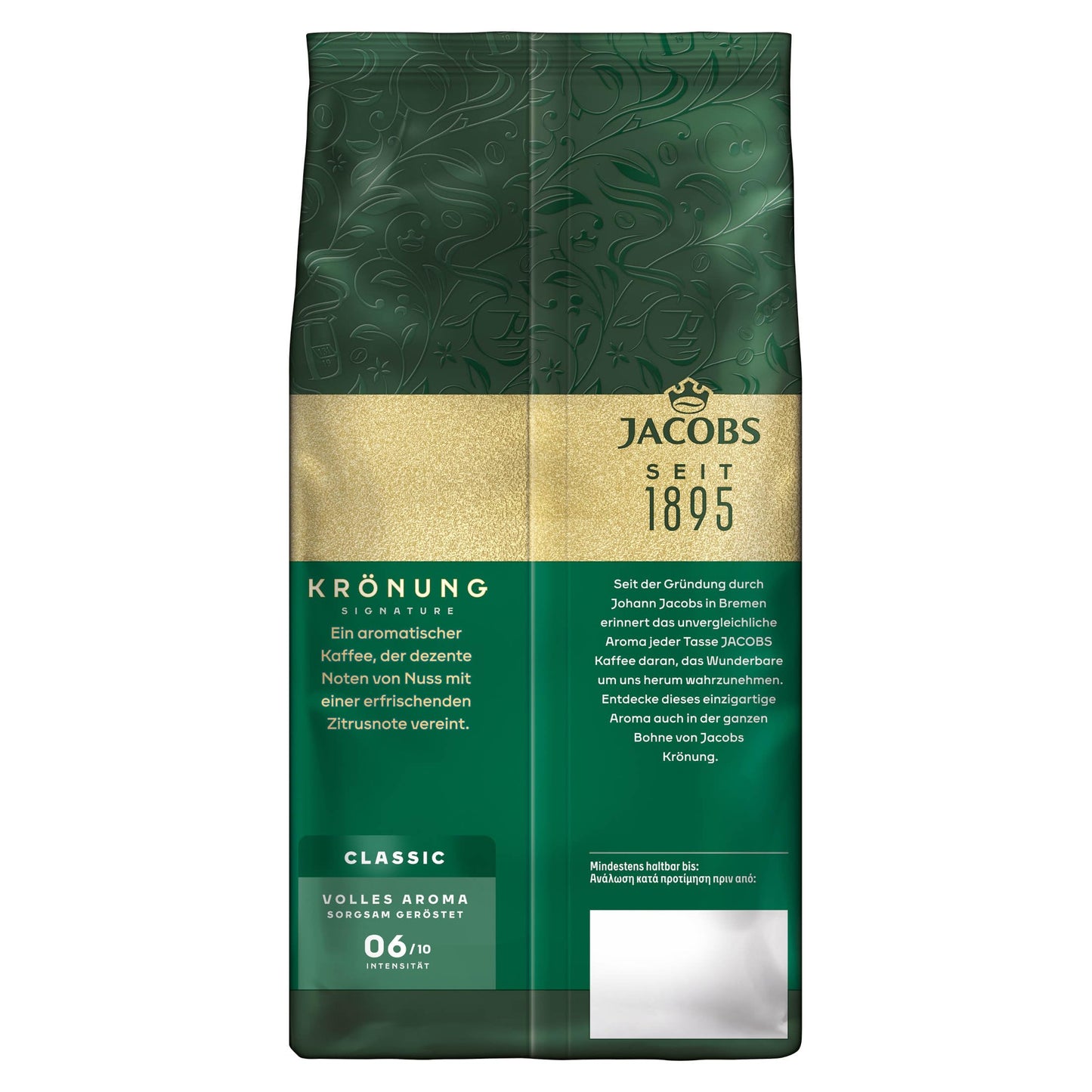 JACOBS Krönung Signature CLASSIC Aroma-Bohnen (12er Pack: 12x500g) Bohnenkaffee