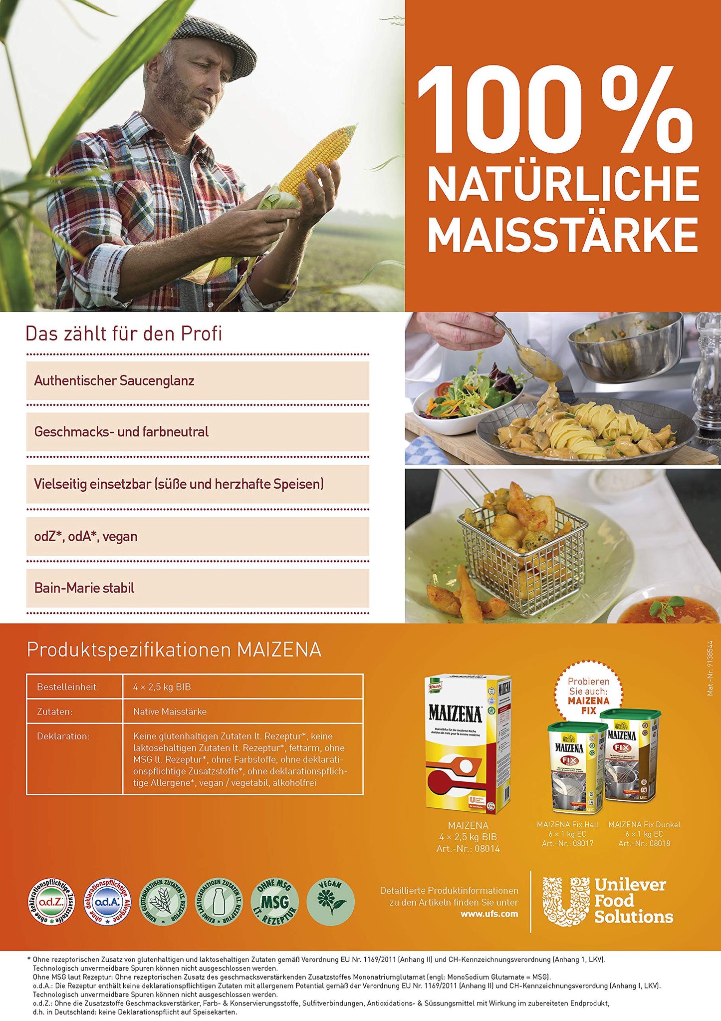 Maizena Binder - 2.5kg | Corn starch made from natural corn starch
