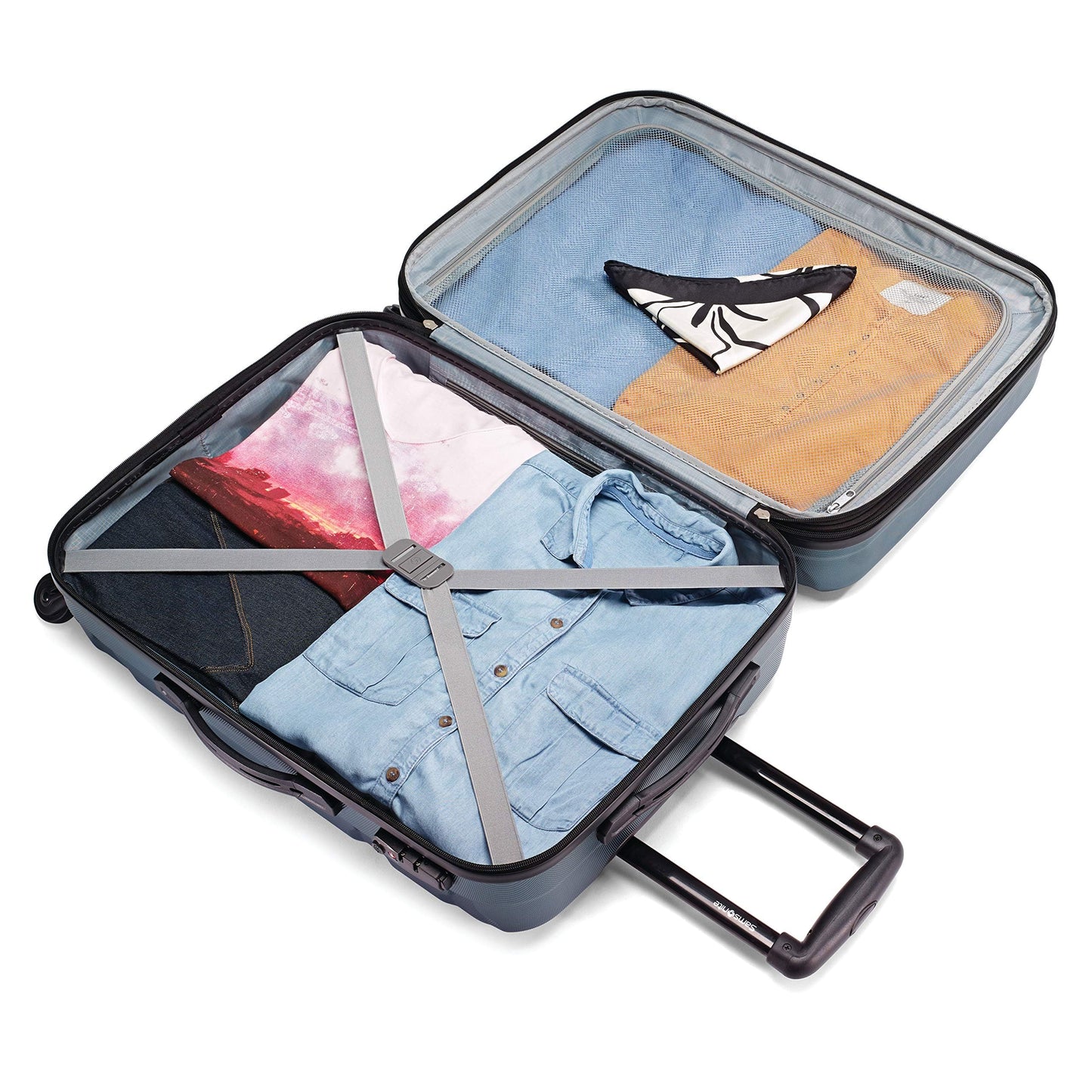 SAMSONITE 'Omni Pc' Hartschalen Reisekoffer-Set mit TSA-Schloss: Erweiterbar