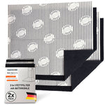 FilterBase® activated carbon filter for extractor hood (2-pack - 57x47cm): Filter mat can be cut to size