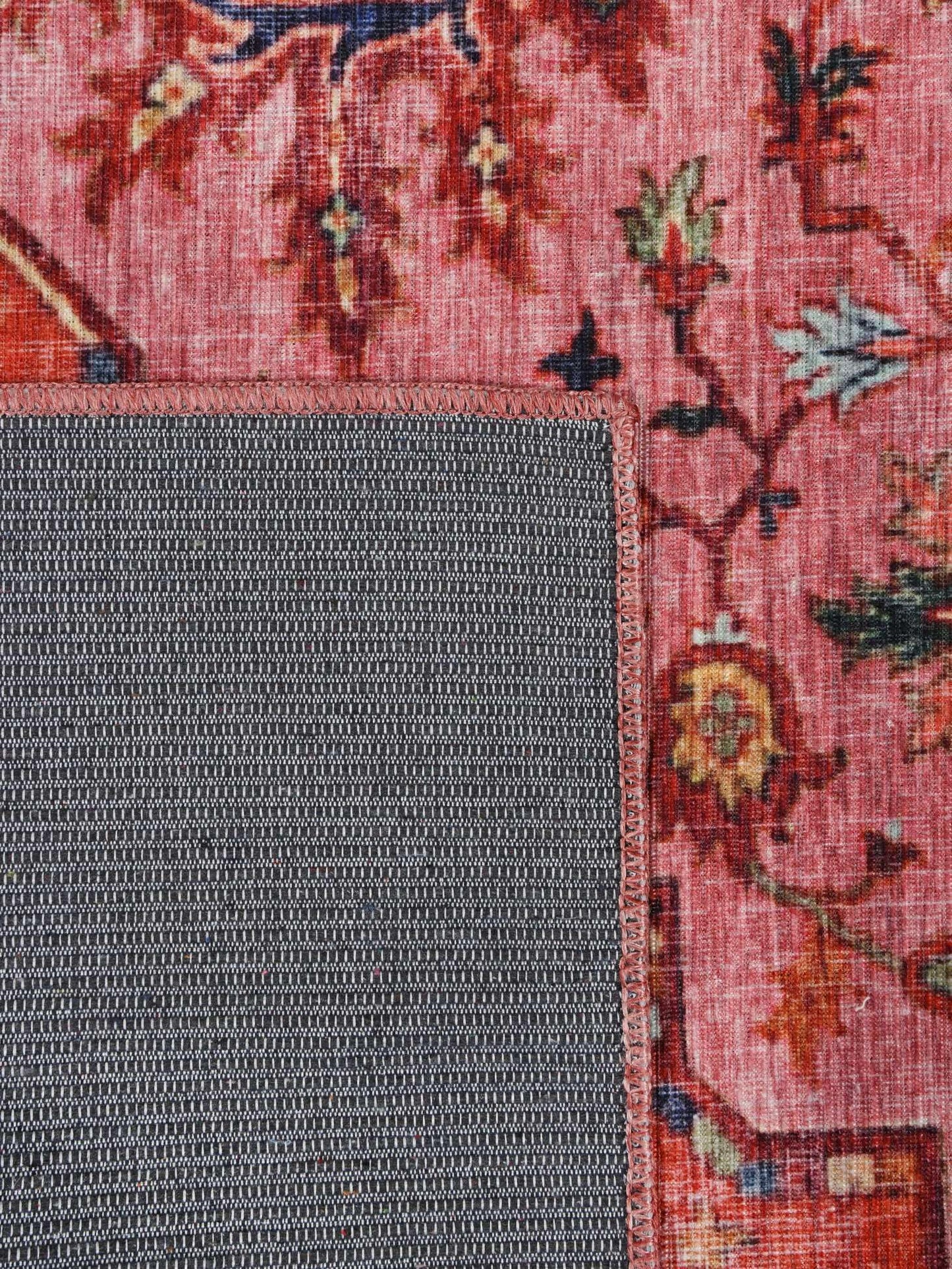 RugVista, Georgia Oriental, Teppich, 200 x 300 cm, Rechteck, Kurzflor, Modern, Oeko-TEX Standard 100, Wohnzimmer, Schlafzimmer, Esszimmer/Küche, Flur, Büro, Nur chemisch reinigen, Rot/Rosa