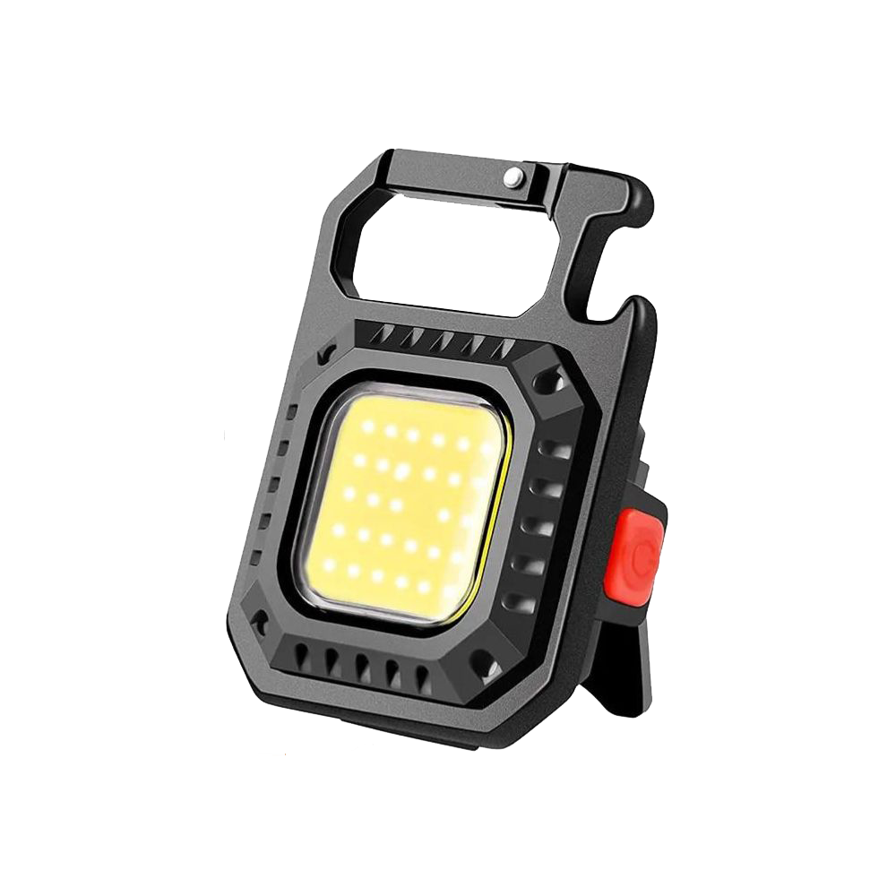 COB-Schlüsselbund LED | 3-Lichtmodi, Klappbar, Wiederaufladbar
